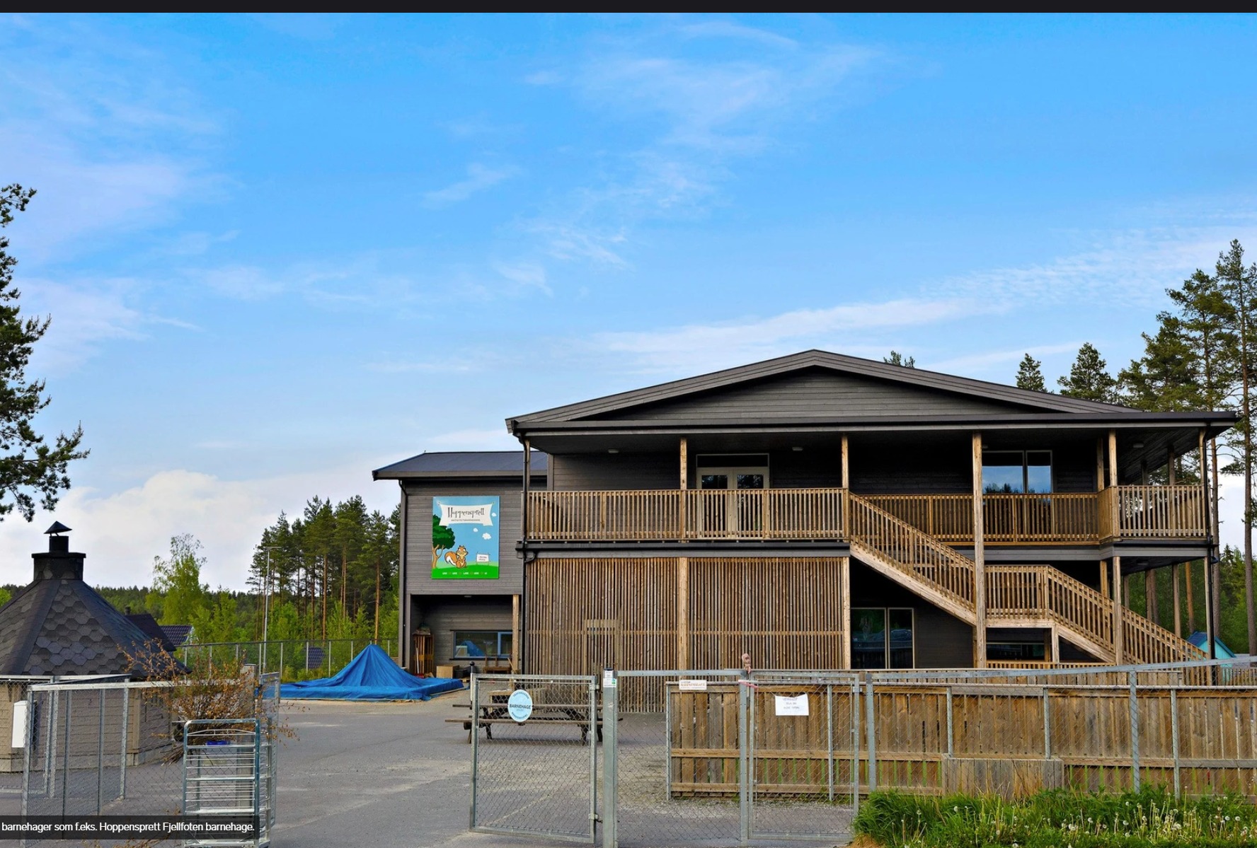 I nærheten er det fler barnehager som f.eks Hoppensprett Fjellfoten barnehage.